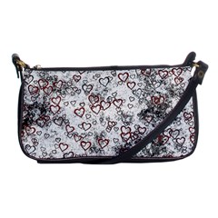 Heart Pattern Shoulder Clutch Bags by ValentinaDesign