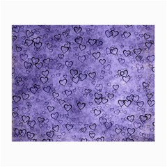 Heart Pattern Small Glasses Cloth (2-side) by ValentinaDesign