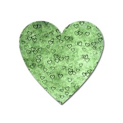 Heart Pattern Heart Magnet by ValentinaDesign