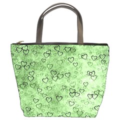 Heart Pattern Bucket Bags by ValentinaDesign