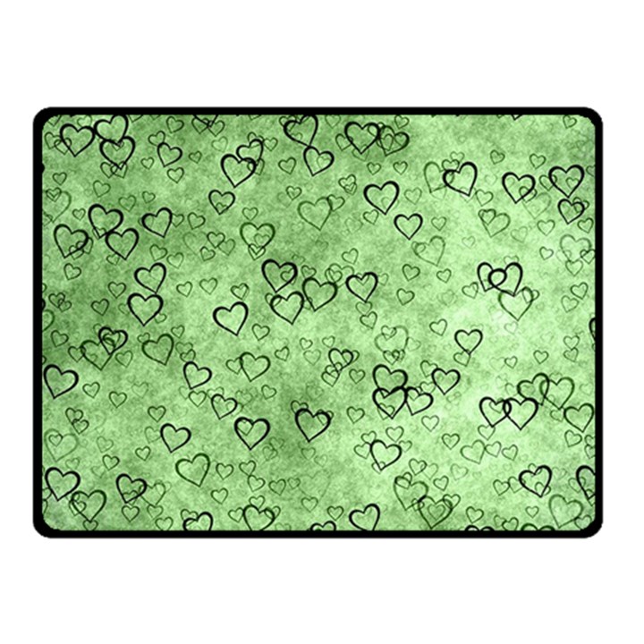 Heart pattern Fleece Blanket (Small)