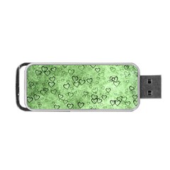 Heart Pattern Portable Usb Flash (two Sides) by ValentinaDesign