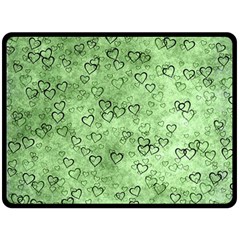 Heart Pattern Double Sided Fleece Blanket (large)  by ValentinaDesign