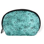 Heart pattern Accessory Pouches (Large)  Back