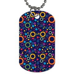 70s Pattern Dog Tag (one Side)