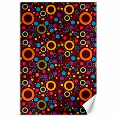 70s Pattern Canvas 20  X 30   by ValentinaDesign