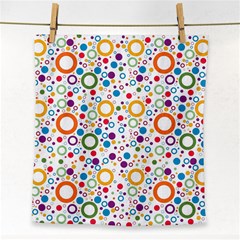 70s Pattern Face Towel by ValentinaDesign