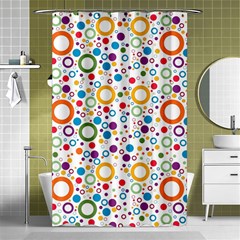 70s Pattern Shower Curtain 48  X 72  (small)  by ValentinaDesign