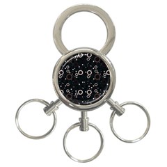 70s Pattern 3-ring Key Chains