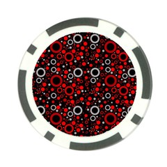 70s Pattern Poker Chip Card Guard by ValentinaDesign