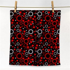 70s Pattern Face Towel by ValentinaDesign