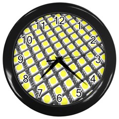 Wafer Size Figure Wall Clocks (black) by Mariart