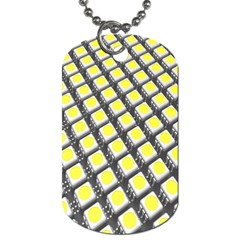 Wafer Size Figure Dog Tag (one Side) by Mariart