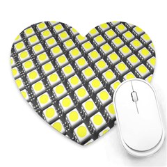 Wafer Size Figure Heart Mousepads by Mariart