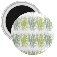 Weeds Grass Green Yellow Leaf 3  Magnets