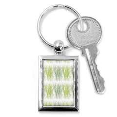 Weeds Grass Green Yellow Leaf Key Chains (rectangle) 