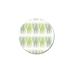 Weeds Grass Green Yellow Leaf Golf Ball Marker (10 Pack)