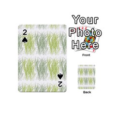 Weeds Grass Green Yellow Leaf Playing Cards 54 (mini) 