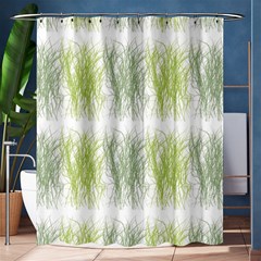 Weeds Grass Green Yellow Leaf Shower Curtain 60  X 72  (medium) 