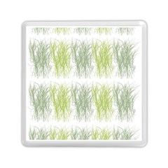 Weeds Grass Green Yellow Leaf Memory Card Reader (square) 