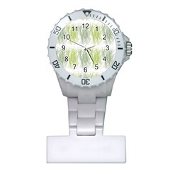 Weeds Grass Green Yellow Leaf Plastic Nurses Watch