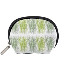 Weeds Grass Green Yellow Leaf Accessory Pouches (small) 