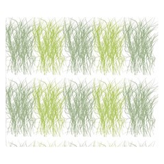 Weeds Grass Green Yellow Leaf Double Sided Flano Blanket (small)  by Mariart