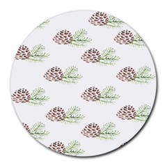 Pinecone Pattern Round Mousepads