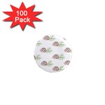 Pinecone Pattern 1  Mini Magnets (100 pack)  Front