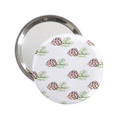 Pinecone Pattern 2 25  Handbag Mirrors