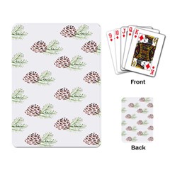 Pinecone Pattern Playing Card