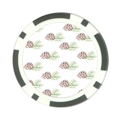 Pinecone Pattern Poker Chip Card Guard by Mariart