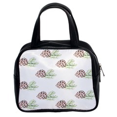 Pinecone Pattern Classic Handbags (2 Sides)