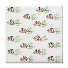 Pinecone Pattern Face Towel