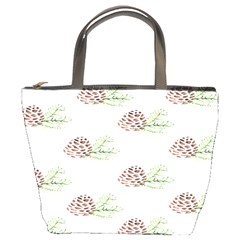 Pinecone Pattern Bucket Bags by Mariart