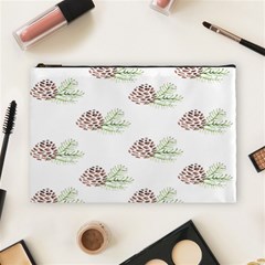 Pinecone Pattern Cosmetic Bag (large) 