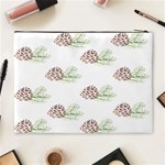 Pinecone Pattern Cosmetic Bag (XL) Back