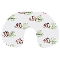 Pinecone Pattern Travel Neck Pillows by Mariart