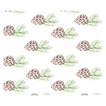 Pinecone Pattern Double Sided Flano Blanket (Small)  50 x40  Blanket Front