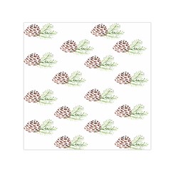 Pinecone Pattern Small Satin Scarf (square)