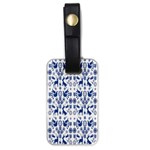 Rabbits Deer Birds Fish Flowers Floral Star Blue White Sexy Animals Luggage Tags (One Side)  Front