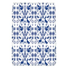 Rabbits Deer Birds Fish Flowers Floral Star Blue White Sexy Animals Flap Covers (l) 