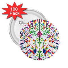 Peacock Rainbow Animals Bird Beauty Sexy 2 25  Buttons (100 Pack) 