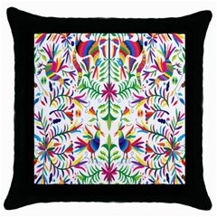 Peacock Rainbow Animals Bird Beauty Sexy Throw Pillow Case (black) by Mariart