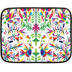 Peacock Rainbow Animals Bird Beauty Sexy Double Sided Fleece Blanket (mini)  by Mariart