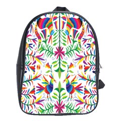 Peacock Rainbow Animals Bird Beauty Sexy School Bag (large) by Mariart