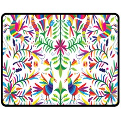 Peacock Rainbow Animals Bird Beauty Sexy Fleece Blanket (medium)  by Mariart