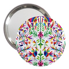 Peacock Rainbow Animals Bird Beauty Sexy 3  Handbag Mirrors by Mariart