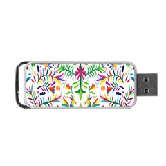 Peacock Rainbow Animals Bird Beauty Sexy Portable Usb Flash (two Sides) by Mariart