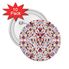 Peacock Rainbow Animals Bird Beauty Sexy Flower Floral Sunflower Star 2 25  Buttons (10 Pack) 